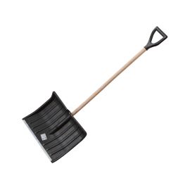 Лопата снеговая пластм. 500х390мм с дер.черенком STARTUL STANDART (ST9074-3), фото 