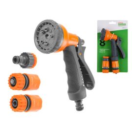 Пистолет-распылитель 8-позиц.+набор фитинга  STARTUL GARDEN (ST6010-10), фото 