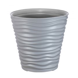 Кашпо ДЮНА D460мм H450мм 50л (серый) IDEA, фото 