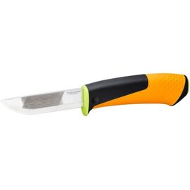 Нож для тяжелых работ с точилкой FISKARS, фото 