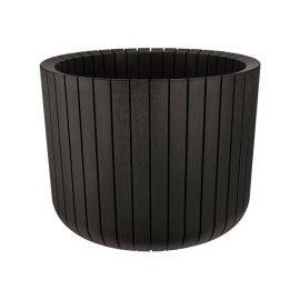 Кашпо ШАТО D250мм H200мм 8л (коричневый ротанг) IDEA, фото 