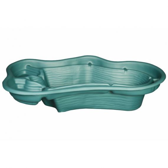 Пруд пластиковый, садовый, 600л, Объем пруда, л: 600, Цвет пруда: зеленый, фото , изображение 4