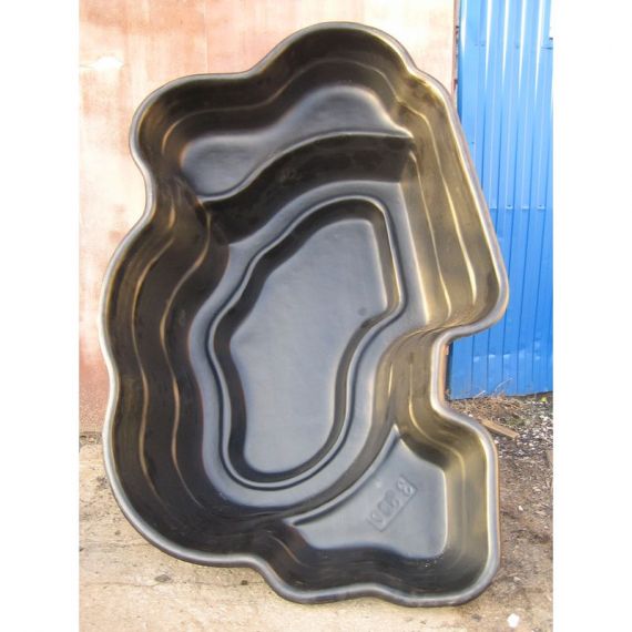 Пруд пластиковый, садовый, 2700л, Россия, Объем пруда, л: 2700, Цвет пруда: черный, фото , изображение 3