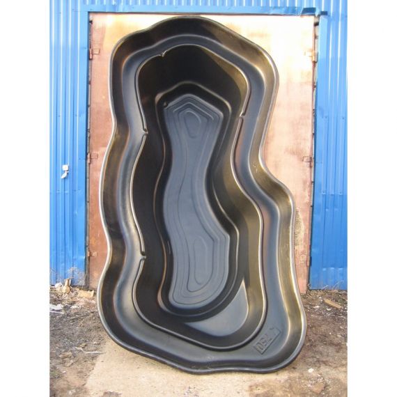 Пруд пластиковый 3750 литров черный, Объем пруда, л: 3750, Цвет пруда: черный, фото , изображение 4