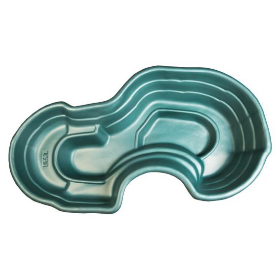 Пруд пластиковый, садовый 640 л, Объем пруда, л: 640, Цвет пруда: зеленый, фото , изображение 4