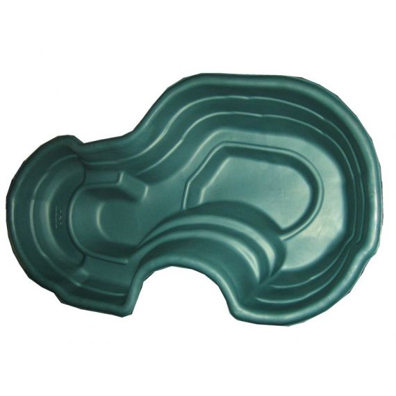 Пруд пластиковый, садовый 640 л, Объем пруда, л: 640, Цвет пруда: зеленый, фото , изображение 6