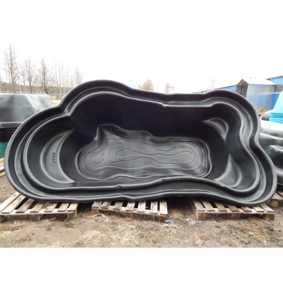 Пруд пластиковый, садовый, 4200 л, Россия, Объем пруда, л: 4200, Цвет пруда: черный, фото , изображение 8