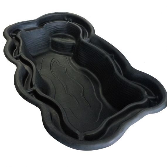 Пруд пластиковый, садовый, 1400 л, Россия, Объем пруда, л: 1400, Цвет пруда: черный, фото , изображение 6