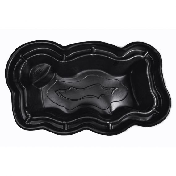 Пруд пластиковый, садовый, 1400 л, Россия, Объем пруда, л: 1400, Цвет пруда: черный, фото , изображение 5