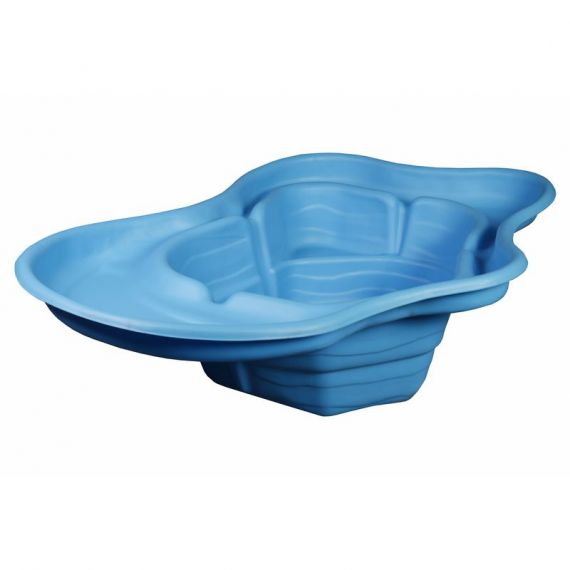 Пруд пластиковый, садовый, Вулкан, 1300л.  Россия, Объем пруда, л: 1300, Цвет пруда: синий, фото , изображение 5