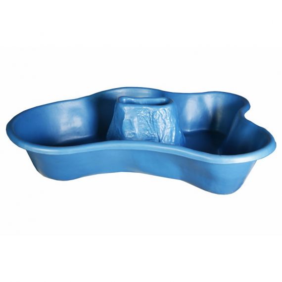 Пруд пластиковый, садовый, Вулкан, 1300л.  Россия, Объем пруда, л: 1300, Цвет пруда: синий, фото , изображение 4