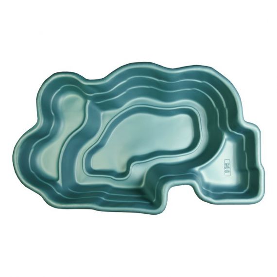 Пруд пластиковый, садовый, 900 л, Россия, Объем пруда, л: 900, Цвет пруда: зеленый, фото , изображение 4