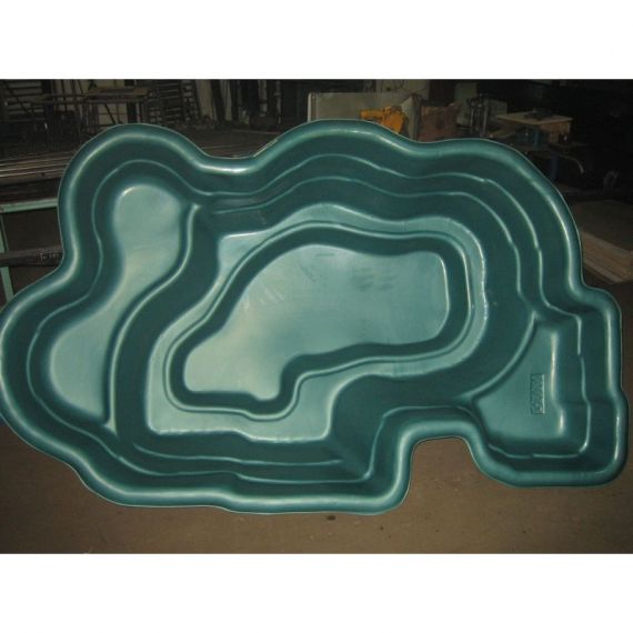 Пруд пластиковый, садовый, 900 л, Россия, Объем пруда, л: 900, Цвет пруда: зеленый, фото , изображение 2