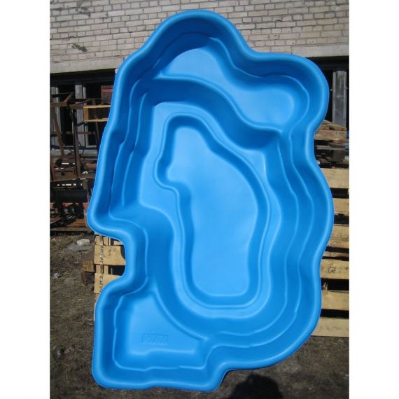 Пруд пластиковый, садовый, 900 л, Россия, Объем пруда, л: 900, Цвет пруда: синий, фото , изображение 4