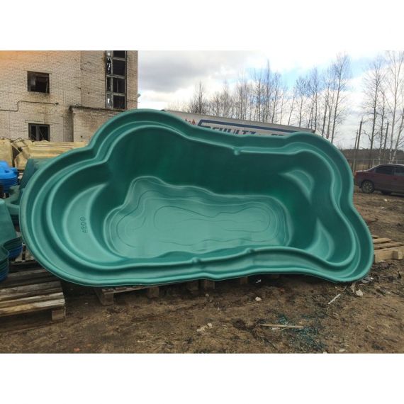 Пруд пластиковый, садовый, 4200 л, Россия, Объем пруда, л: 4200, Цвет пруда: зеленый, фото , изображение 3