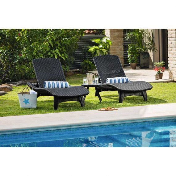 Шезлонг садовый Pacific, фото , изображение 4