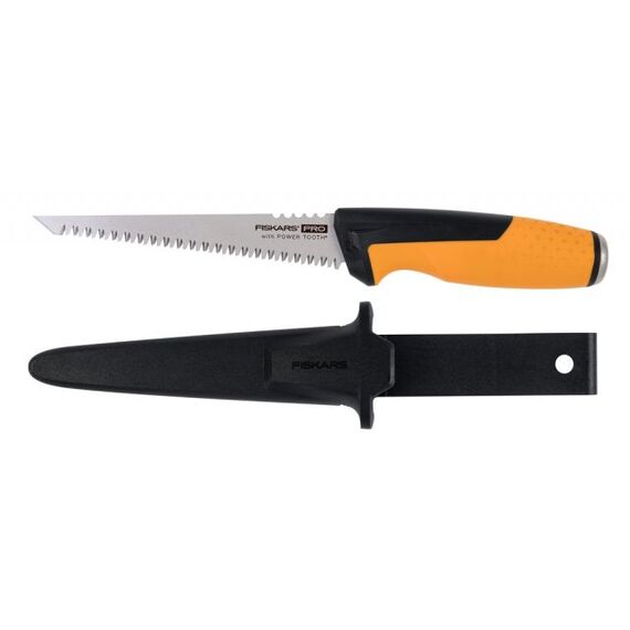 Пила зубчатая с ножнами PowerTooth 8 зубьев на дюйм FISKARS, фото 