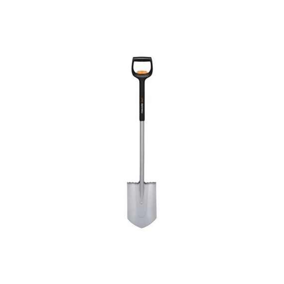 Лопата штыковая телескопическая закругленная Xact FISKARS, фото 