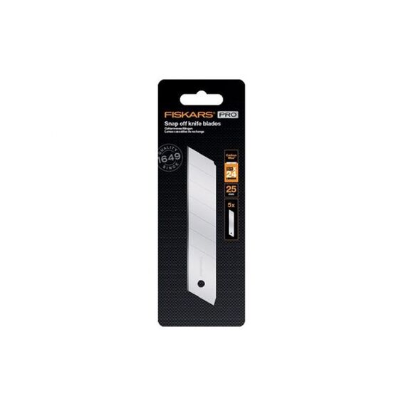 Лезвия сменные для ножа 25мм 5шт. CarbonMax FISKARS, фото 