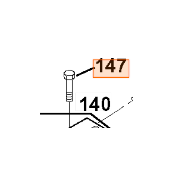 Болт 5300693-16 Husqvarna, фото 